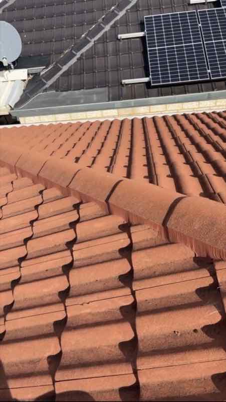 Terracotta ridges repointed